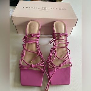 Chinese Laundry Ankle Strap Sandals
